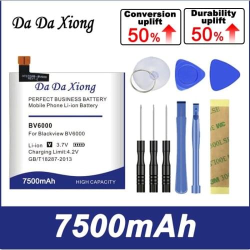 Da Da Xiong 7050mAh for Blackview BV6000 Battery for Blackview BV6000S battery