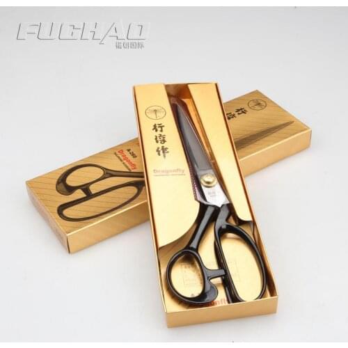 Authentic Korean Dragonfly Line 10-inch Scissors Clothing Scissors Office Scissors A-260 Sewing Machine Parts