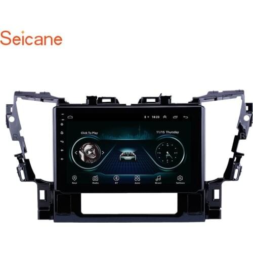 Seicane HD 1024*600 Touch Screen 10.1" Android 8.1 Car Radio For Toyota Alphard 2015 2016 GPS Navigation Bluetooth Head unit
