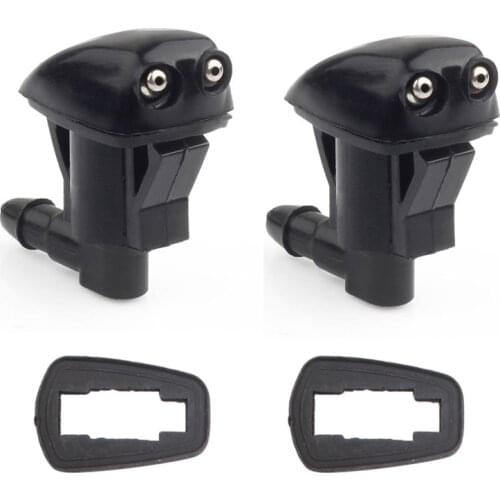 2PCS/SET Front Windshield Washer Wiper Spray Nozzle For Jeep Grand Cherokee 2005-2010