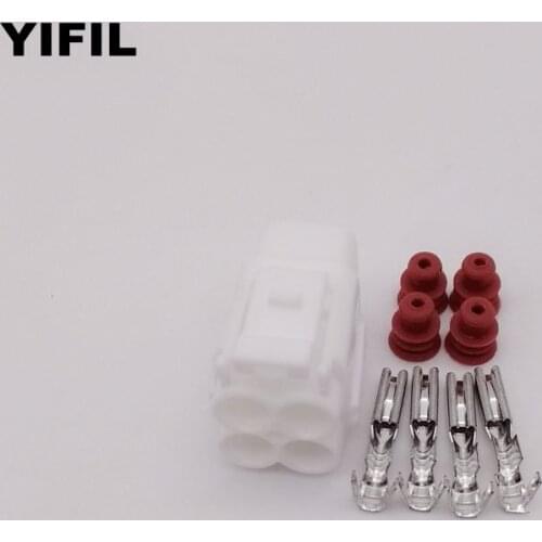 100pcs/lot 4 Pin/Way MT090 Sealed Motorcycle Plug Female Housing Automotive Wire Connector Socket Sumitomo 6180-4771