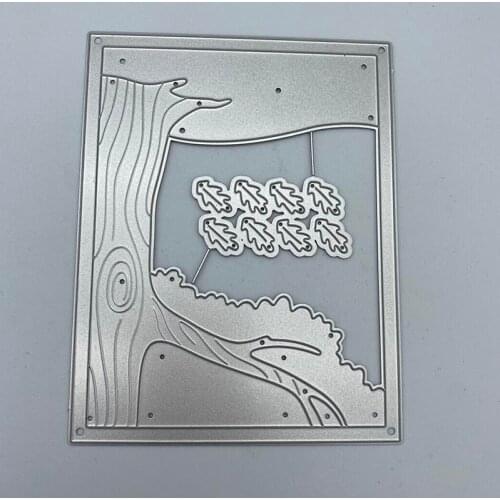 Lush tree Metal Cutting Dies Stencils for DIY Scrapbooking/photo album Decorative Embossing DIY Paper Cards