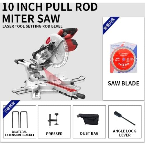 Multifunctional aluminum sawing machine cutting machine portable 10 inch 45° cutting machine