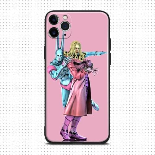 Funny Valentine D4C jojo anime For iPhone se 6 6s 7 8 plus x xr xs 11 12 mini pro max soft silicone phone case cover shell