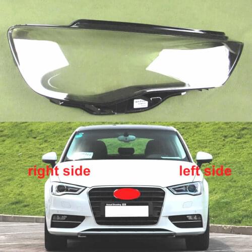 Headlight Cover Headlamp Shell Headhights Glass Lampshade Headlamp Lens For Audi A3 2013 2014 2015 2016