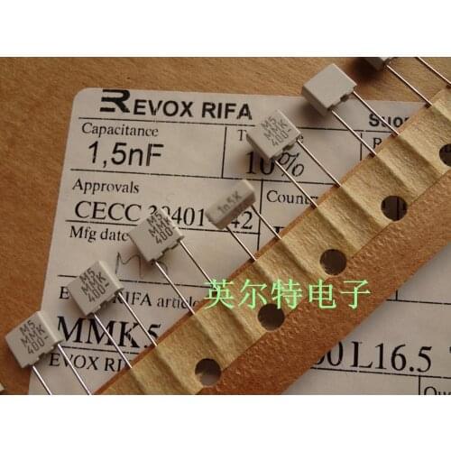 Original new 100% film capacitance MMK5 series 0.0015UF400V 1N5/400V 152/400V P=5mm (Inductor)