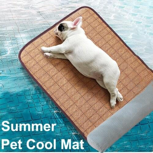 Pet Crate Sleeping Pad Washable Summer Cooling Pad Dog Cat Kennel Pad Breathable Pet Self-cooling Scratch-resistant Pet Product