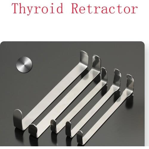 Thyroid Retractor Plate Type Right Angle Retractor Stainless Steel Double-ended Retractor Oral Retractor Plastic Retractor Abdom