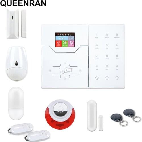 Smart House Wifi GSM Alarm System Burglar Kit 433MHz/868MHz Wireless Door Sensor Pir Motion Detector APP Control Home Security