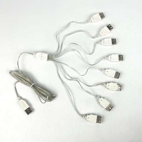 Special USB Connector for Neon Alphabet 1*USB TO Female Plug For Birthday Wedding Party Bedroom Wall Hanging Decor Night Light