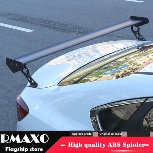 For Forte K3 Spoiler 2019-2020 KIA Forte K3 TJF High Quality Spoiler ABS Material Car Rear Wing Primer Color Rear Spoiler