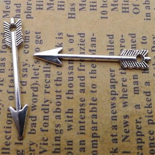 Arrow Charm Pendants Jewelry Making Finding DIY Bracelet Necklace Earring Accessories Handmade Tools 5pcs