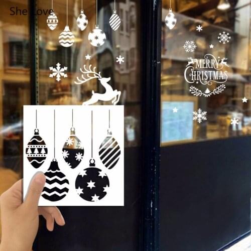 Chzimade 8Pcs/lot Happy Merry Christmas Layering Stencils For Diy Walls Painting Scrapbooking Stamps Handmade Crafts