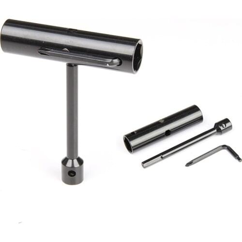 Convenient Detachable Skateboard Tool Iron T Type Wrench Black Electric Skateboard Scooter Tools Roller Skate Tool