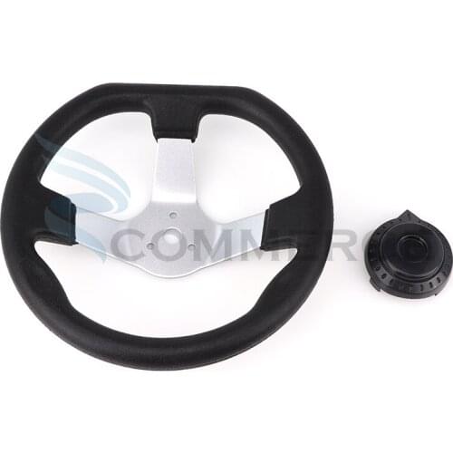 270mm Universal Steering Wheel for Go Kart 110CC Replacement Accessories PU