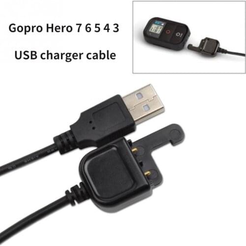 Gopro Hero 7 6 5 4 3 USB Charger Cable 50 Cm for Gopro Wireless Remote Control Charging Cable Sports Camera Accessories