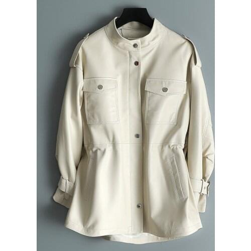 Tcyeek100% Real Leather Jacket Women Clothes 2019 Fashion Ladies Genuine Leather Coat Female Streetwear Moto Chaqueta Mujer 3047