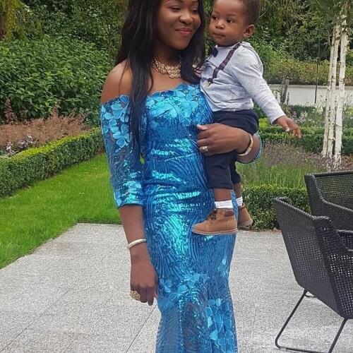 Beautiful Design Sequined Embroidered Mesh Lace Fabric For Women Party Dress Lace African Teal Sequins Guipure Net Lace Material