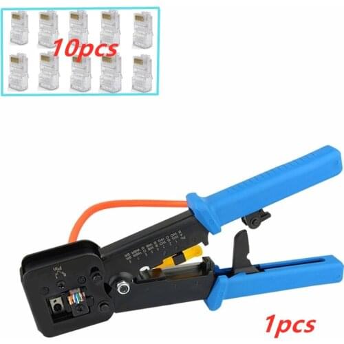 1pc ez rj45 crimper RJ45 crimping tool hand network tool kit for cat6 cat5 cat5e rj45 rj11 connector 8P 6P lan Cable Wires plier