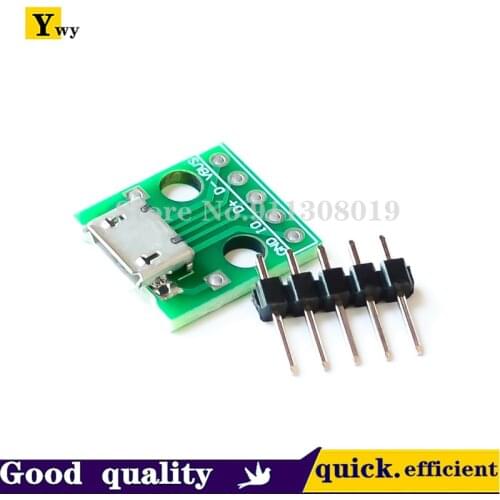 10PCS Micro USB interface socket Power transfer interface Breadboard 5V power module Development board