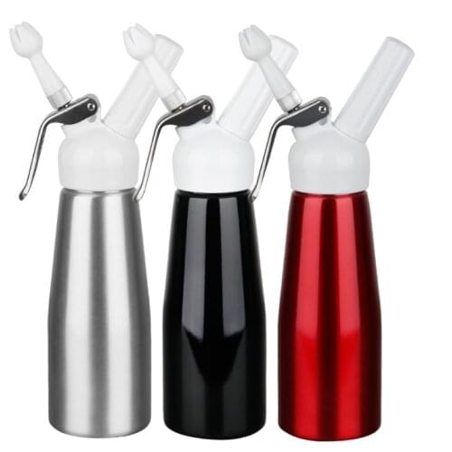 Aluminum cream foam machine cream gun all aluminum thickened flower gun ice cream gun pot kitchen gadgets Baking tools 500ML