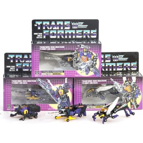 Deformation G1 US version re-enacted KO version Robot insect Recoil/Shrapnel/Bomb Complete set of model toys