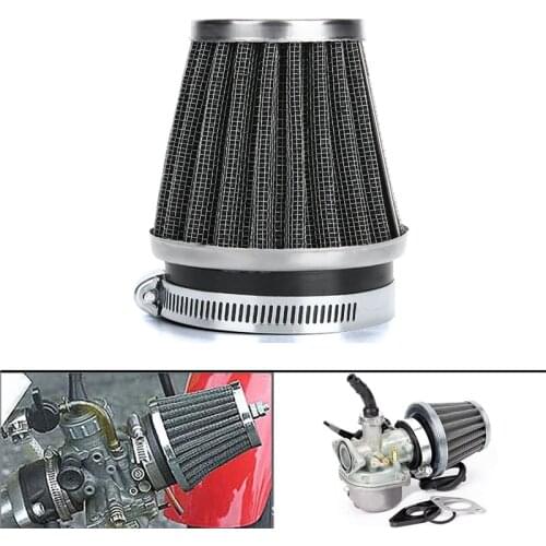 Dropshipping High Performance Racing Universal Motorcycle ATV Air Filter 60mm Air Intake Filter Height Flow Cone Cold Air Intake