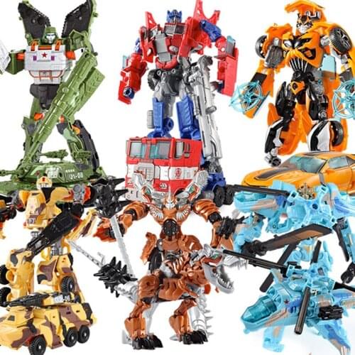 JINJIANG Transformation Op Commander Action Figure Toy Movie Model ABS Big Bee Deformation Car Robot MEGA Galvatron Dinobot Kids