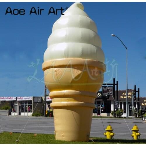 Customized big inflatable ice cream model/replica, inflatable ice sucker for advertising on sale