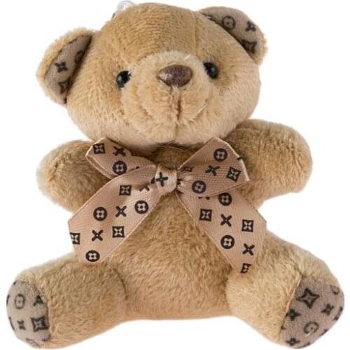 Kawaii Plush Toys Lovely Bear Doll Cartoon Plush Toy Small Gift Pendant Clothes Bag Satchel Accessories Activity Gift