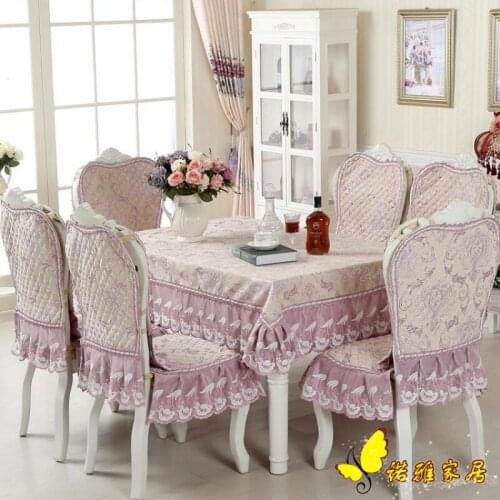 2017 New Arrival Table Cloth High Towel High Quality Lace Tablecloth Decorative Elegant Table Cloth purple Table Cover