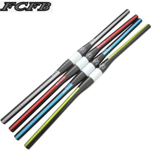 Flat handlebar carbon handlebar green blue red silver carbon mountain bike carbon handlebar mtb carbon fiber handlebar