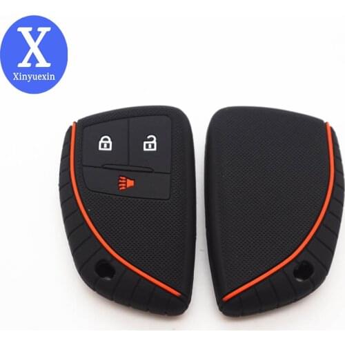 Xinyuexin 2021 Silicone Key Cover for GMC Yukon Denali for Chevy Suburban for Buick Envision Avenir Car Accessories Protector