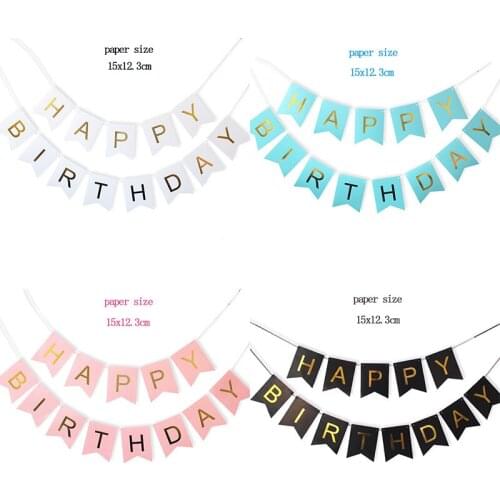 1set 16Inch happy birthday bunting confetti latex balloons birthday party decorations kids baby shower balloon supplies
