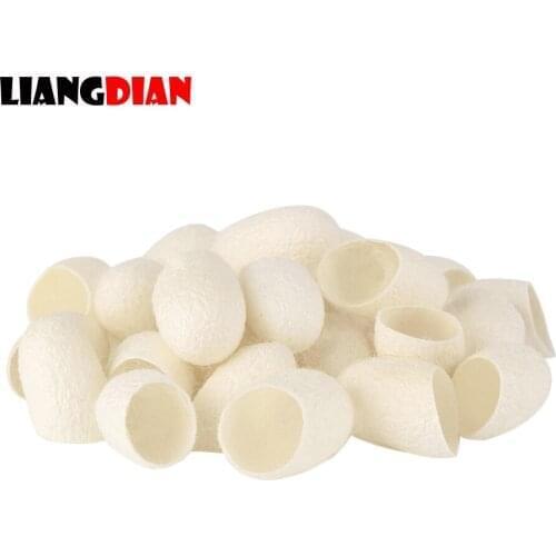 10pcs/pack Silkworm Balls Natural Silk Cocoons Peeling Purifying Whitening Exfoliating Scrub Blackhead Remover Facial Skin Care