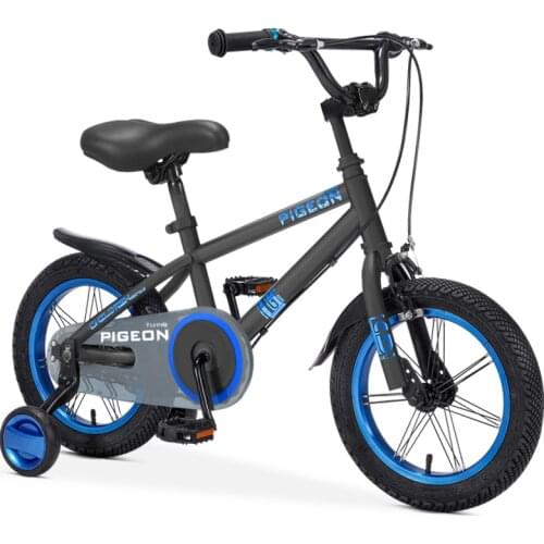 14/16/18 Inch Childrens Bicycle 3-9 Years Old High Carbon Steel Frame Auxiliary Wheel Aluminum Alloy Rim Adjustable Seat