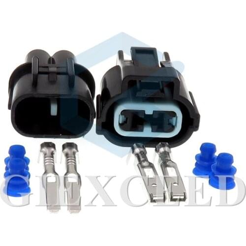 2 Sets 2 Pin PB045-02027 PB055-02840 Female Male Automotive Connector Car Auto Socket