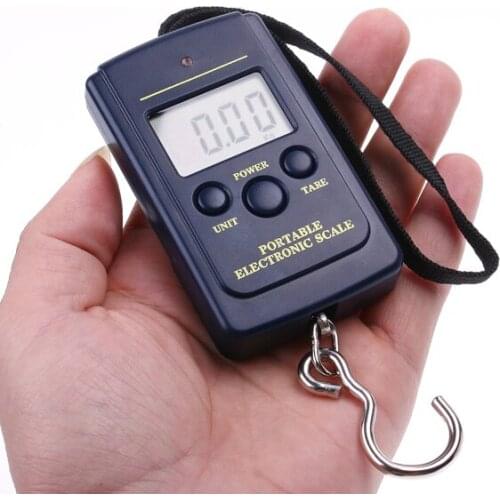 20g-40Kg Pocket Digital Electronic Hanging Hook Scale LCD Screen Display Kg/Lb/oz