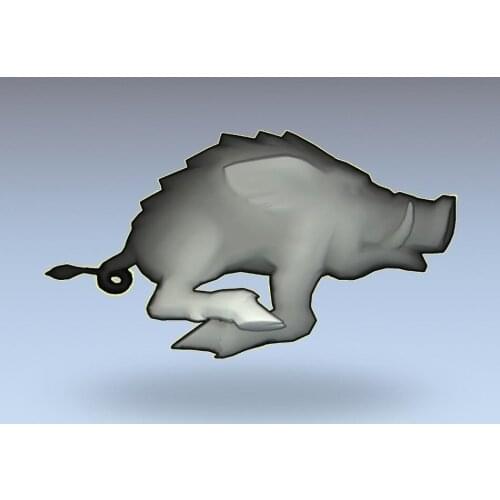 3d model relief for cnc in STL file format boar