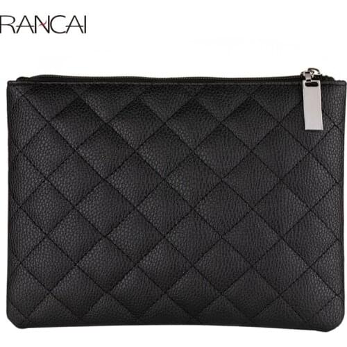 5-18pcs Pockets Black Silver Multi-function Makeup Brushes Bag Professional Cosmetic Tools Storage Holder for Brushes