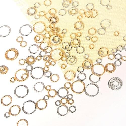 50pcs/lot 5/7/9/12/16mm Jewelry Findings Twisted Copper Rings Open Single Loops Jump Rings & Split Ring DIY Jewelry Making