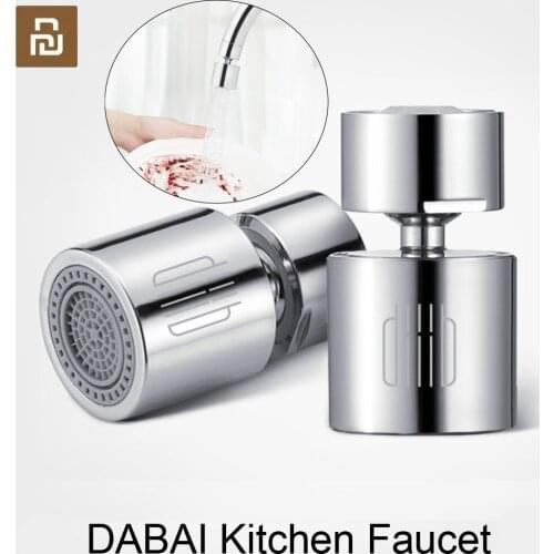 Youpin DABAI Kitchen Faucet Aerator Water Diffuser Bubbler Zinc alloy Water Saving Filter Head Nozzle Tap Connector Double Mode