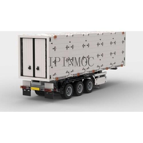 Moc-81418 three axle container truck Boy Gift splicing building block technology accessories