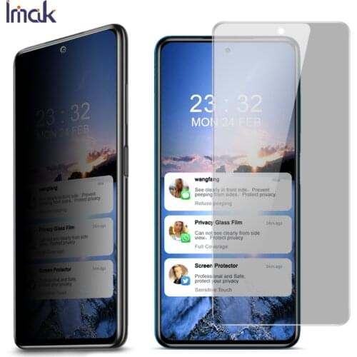Poco X3 NFC X3Pro Tempered Glass IMAK Privacy Anti Glare Front Screen Protector for Xiaomi Poco X3 Pro Glass Mi Poco X 3 3X Film