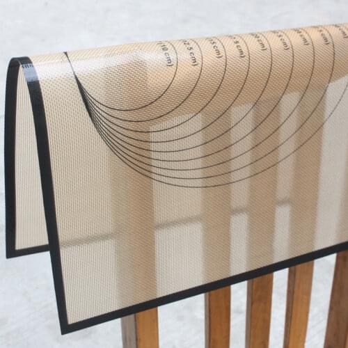 70*50cm Non-Stick Silicone Baking Mat Kneading Pad Sheet Glass Fiber Rolling Dough Large Size for Cake Macaron Kitchen Tools