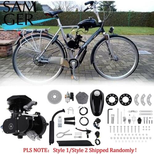 Samger 50cc/80cc Bicycle Gas Engine Kit 2 Stroke Motor Bike Engine For DIY Electric Bicycle Dirt Pocket Bike Complete Engine Kit