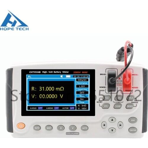CHT3554B TFT-LCD Display Battery Tester High Voltage Battery Test Equipment