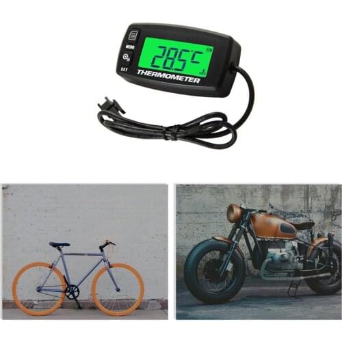 Tm003 Digital -20 +300 Celsius Degree Theomometer Temp Meter For Gas Motorcycle Marine Boat Mower Dirt Quad Bike