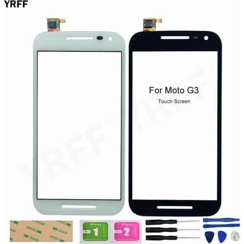 Front Glass Panel Sensor For Motorola Moto G3/G (3rd Gen) Touch Screen Digitizer XT1540 XT1541 XT1542 XT1543 1544 Repair Parts