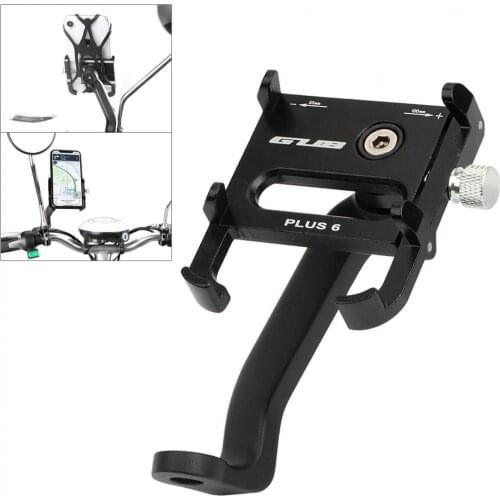 Motorcycle Mobile Phone GPS Holder Universal 360° Rotate Thicken Aluminum Alloy Electromobile Bike Stand Bracket